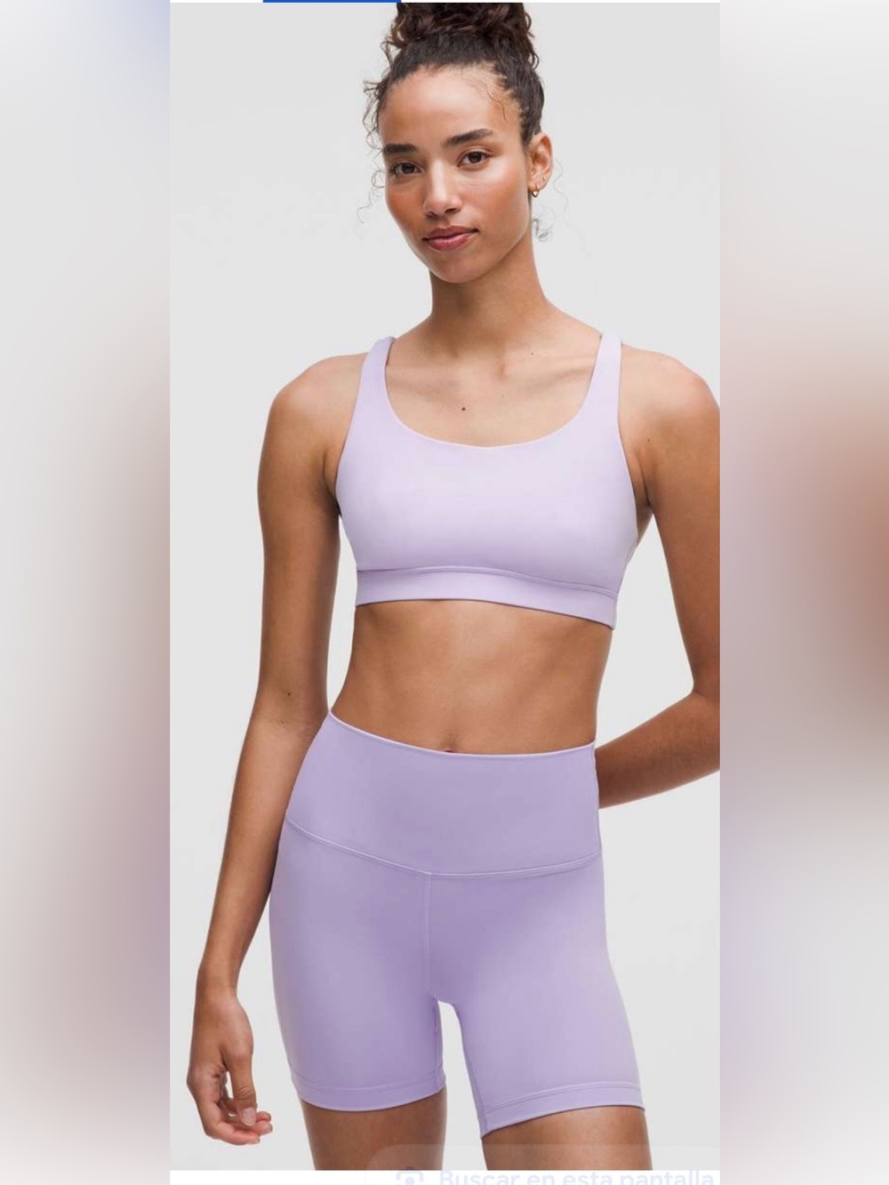 lululemon athletica Lavender Cross-Back Sports Bralette